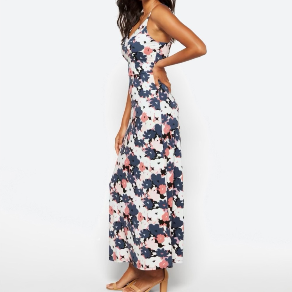 Navy floral Maxi